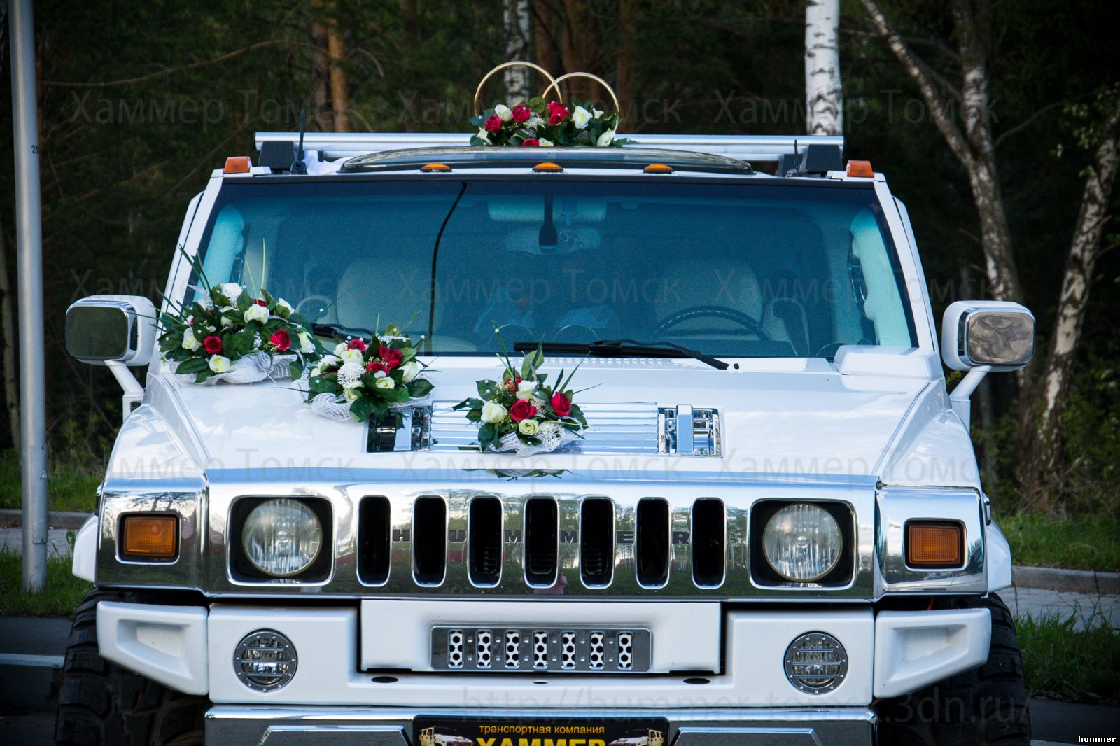 украшение на свадебную машину в томске